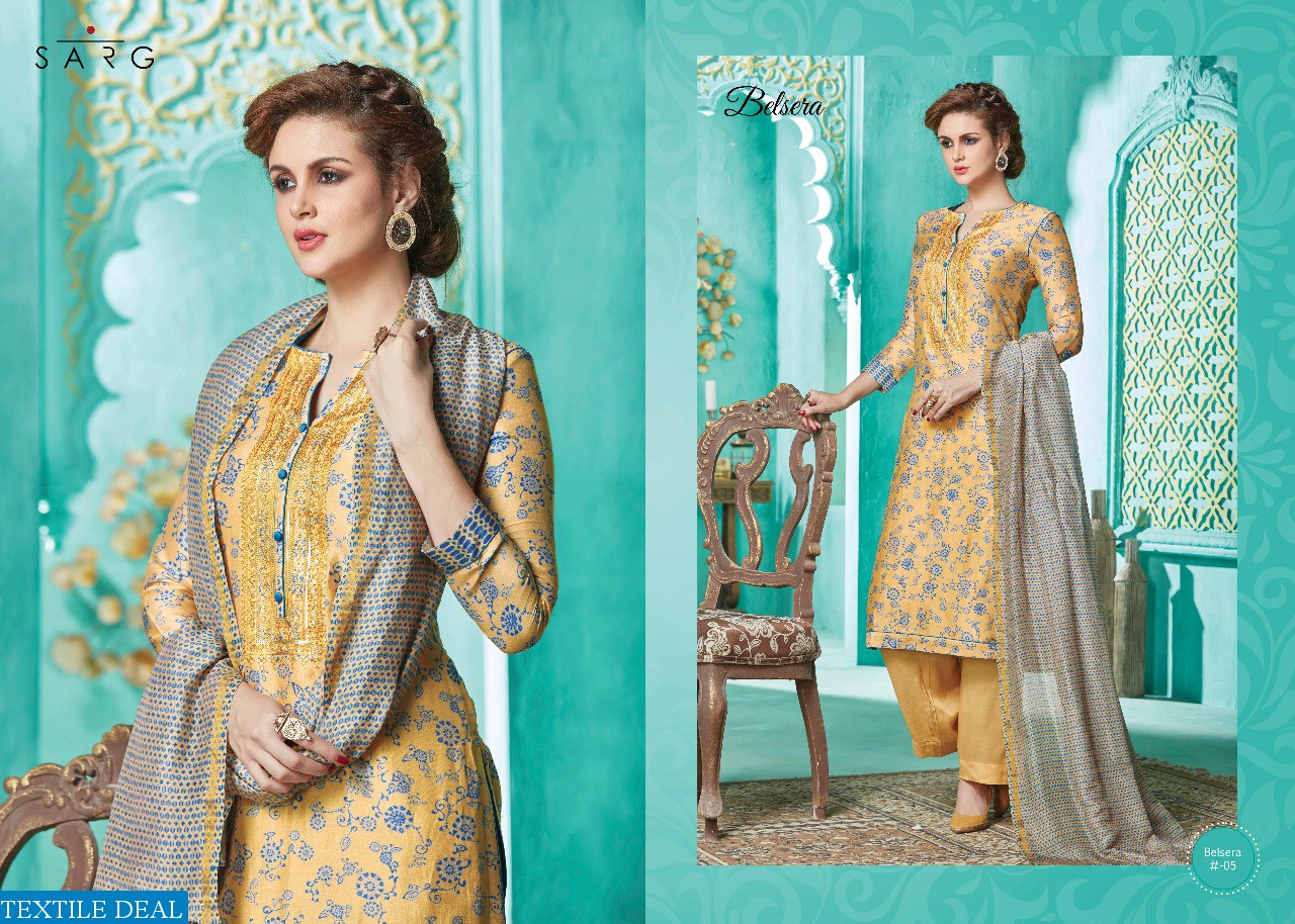 Sarg Belsera Wholesale luxury Ethnic Salwar suits